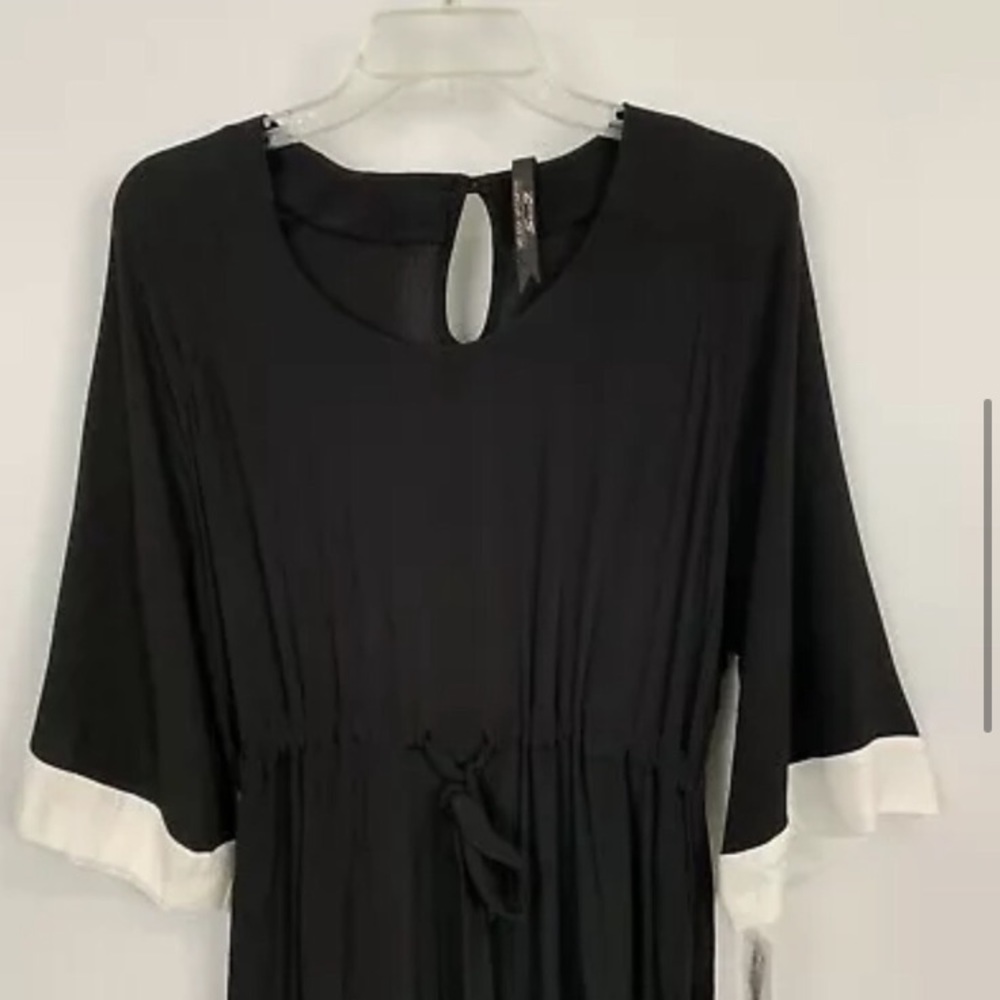 Melissa McCarthy Seven7 Black & White midi dress - Picture 4 of 6